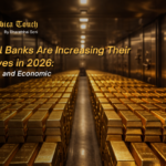 Gold bars stored inside a high-security vault representing central bank gold reserves in 2026 amid global conflicts and economic uncertainty.