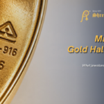 Close-up of a BIS 916 hallmark on a gold jewellery piece representing mandatory gold hallmarking, certified purity, and BIS hallmark standards in India.